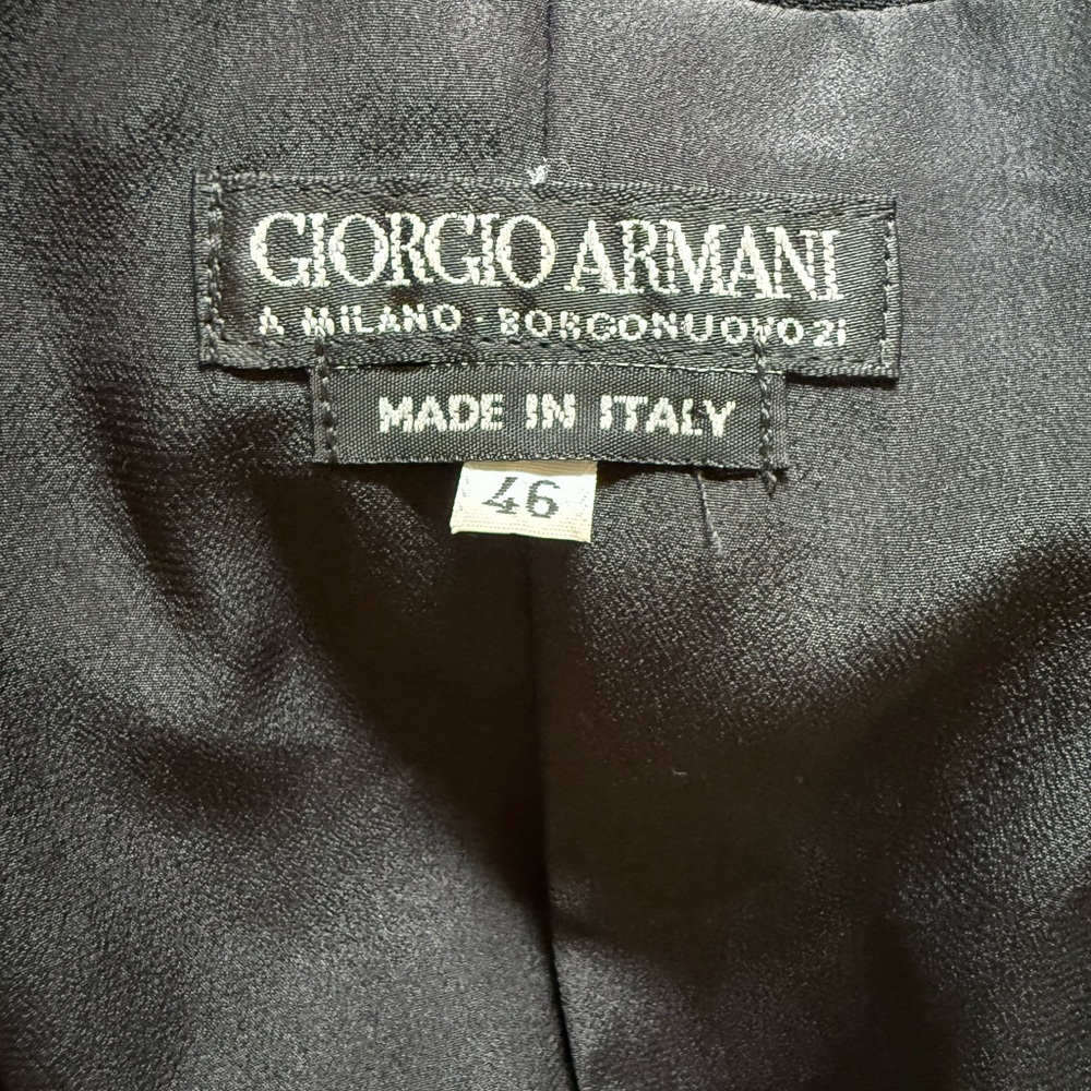 Rare Giorgio Armani Black Blazer-legacy piece - Picture 2 of 13